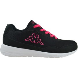 Kappa Follow women's shoes black and pink 242495 1122