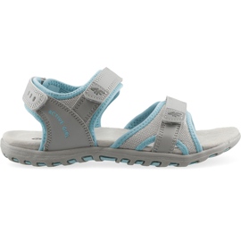 Sandals for girls 4F multicolor J4L19 JSAD206 90S blue grey