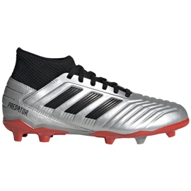 Football boots adidas Predator 19.3 Fg Jr silver G25795 multicolored