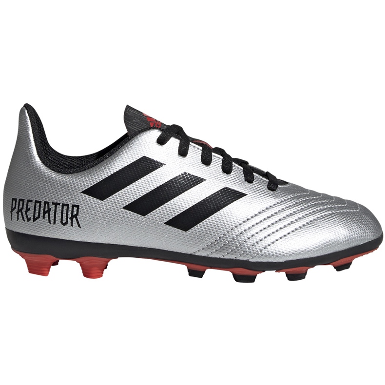 Football boots adidas Predator 19.4 FxG Jr silver G25822 multicolored