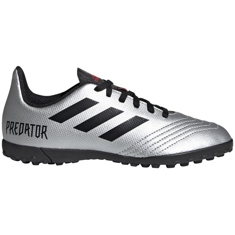 Football boots adidas Predator 19.4 Tf Jr silver G25825 multicolored