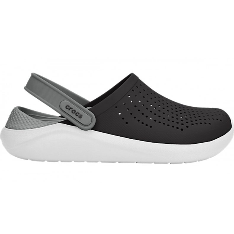 Crocs Men's Literide Clog Sandals Black / Gray 204592 05M grey