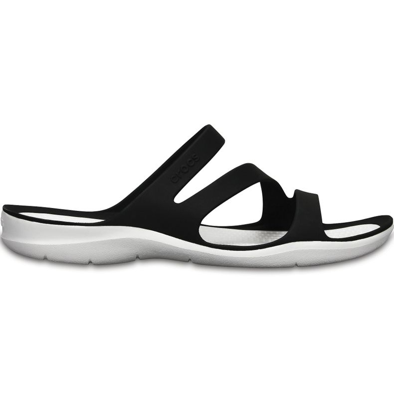 Crocs women's slippers Swiftwater Sandal W black and white 203998 066