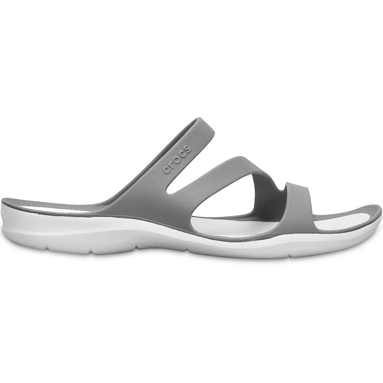 Crocs Women's Slippers Swiftwater Sandal W Gray-White 203998 06X grey