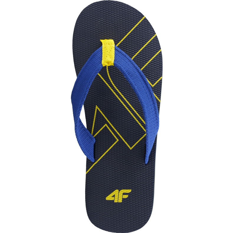 Men's slippers 4F dark navy blue H4L19 KLM003 30S
