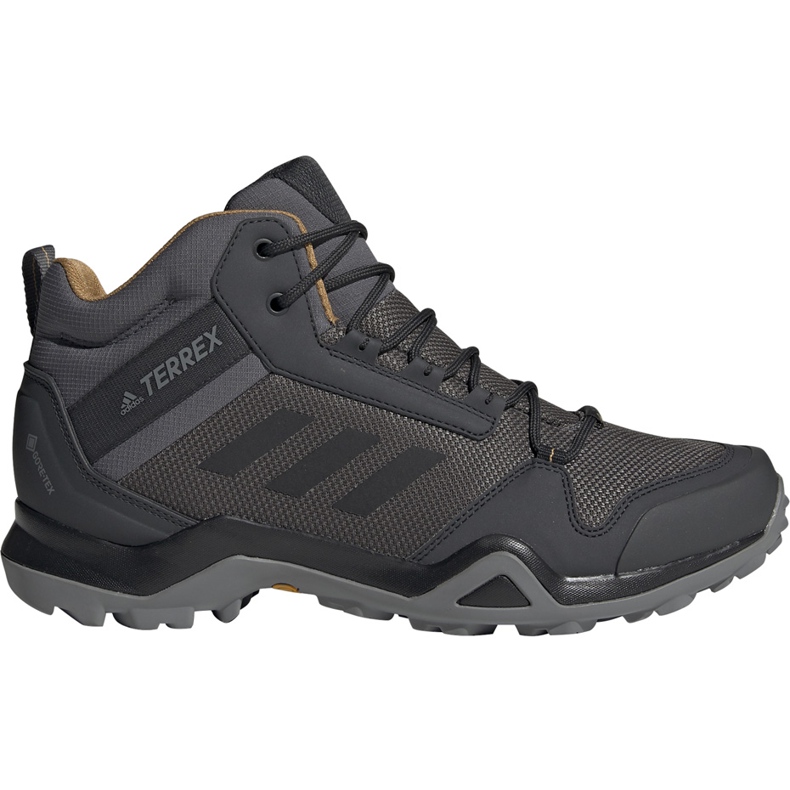 Adidas Terrex AX3 Mid Gtx gray BC0468 men's shoes black grey