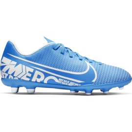 Nike Mercurial Vapor 13 Club FG / MG Junior AT8161 414 soccer shoes blue blue