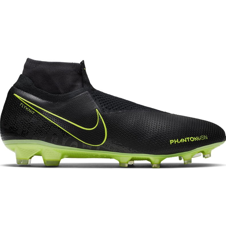 Nike Phantom Vsn Elite Df Fg AO3262 007 soccer shoes black black