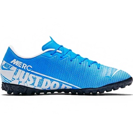 Nike Mercurial Vapor 13 Academy Tf AT7996 414 soccer shoes blue multicolored