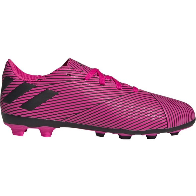 Adidas Nemeziz 19.4 FxG Junior pink soccer shoes F99949