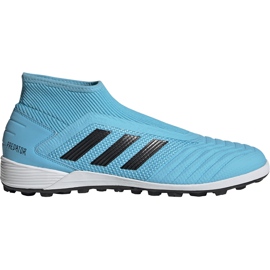 Football boots adidas Predator 19.3 Ll Tf blue EF0389 multicolored
