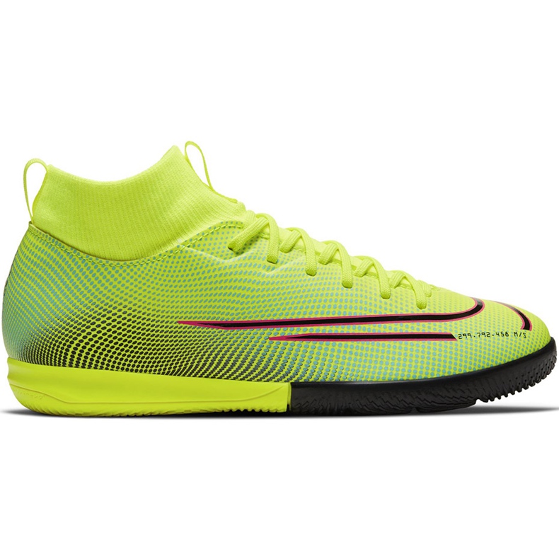 Nike Mercurial Superfly 7 Academy Mds Ic Junior BQ5529 703 football shoe multicolored yellow
