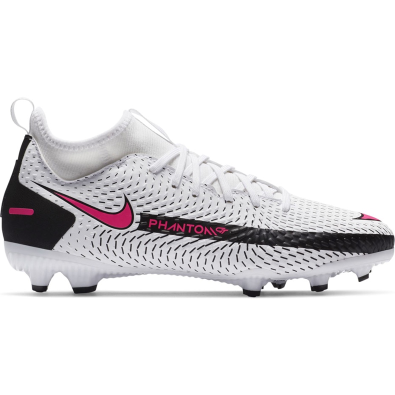 Nike Phantom Gt Academy Df FG / MG Junior CW6694 160 football shoes white white Nike Phantom Gt Academy Df FG / MG Junior CW6694 160 football shoes white white