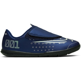 Nike Mercurial Vapor 13 Club Mds Ic PS (V) Junior CJ1176 401 soccer shoes navy blue navy blue