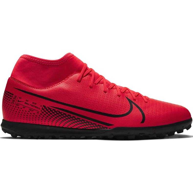 Nike Mercurial Superfly 7 Club Tf AT7980 606 soccer shoes red red