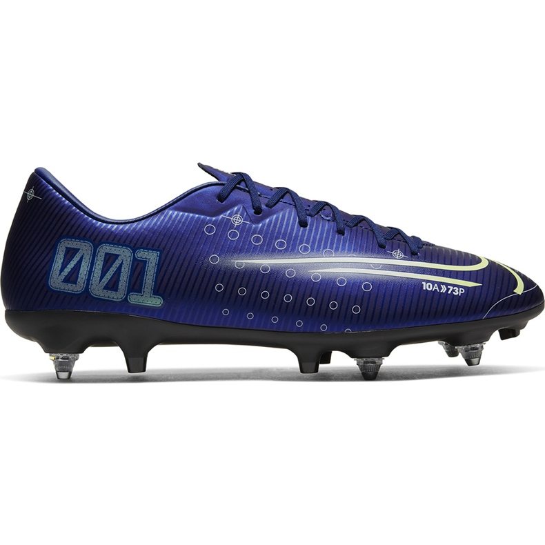 Nike Mercurial Vapor 13 Academy Mds SG-PRO CJ9986 401 football shoe blue navy blue