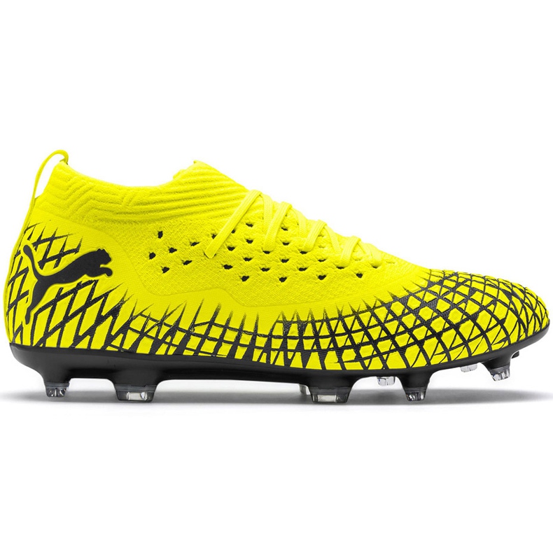 Football boots Puma Future 4.2 Netfit Fg Ag yellow-black 105611 03