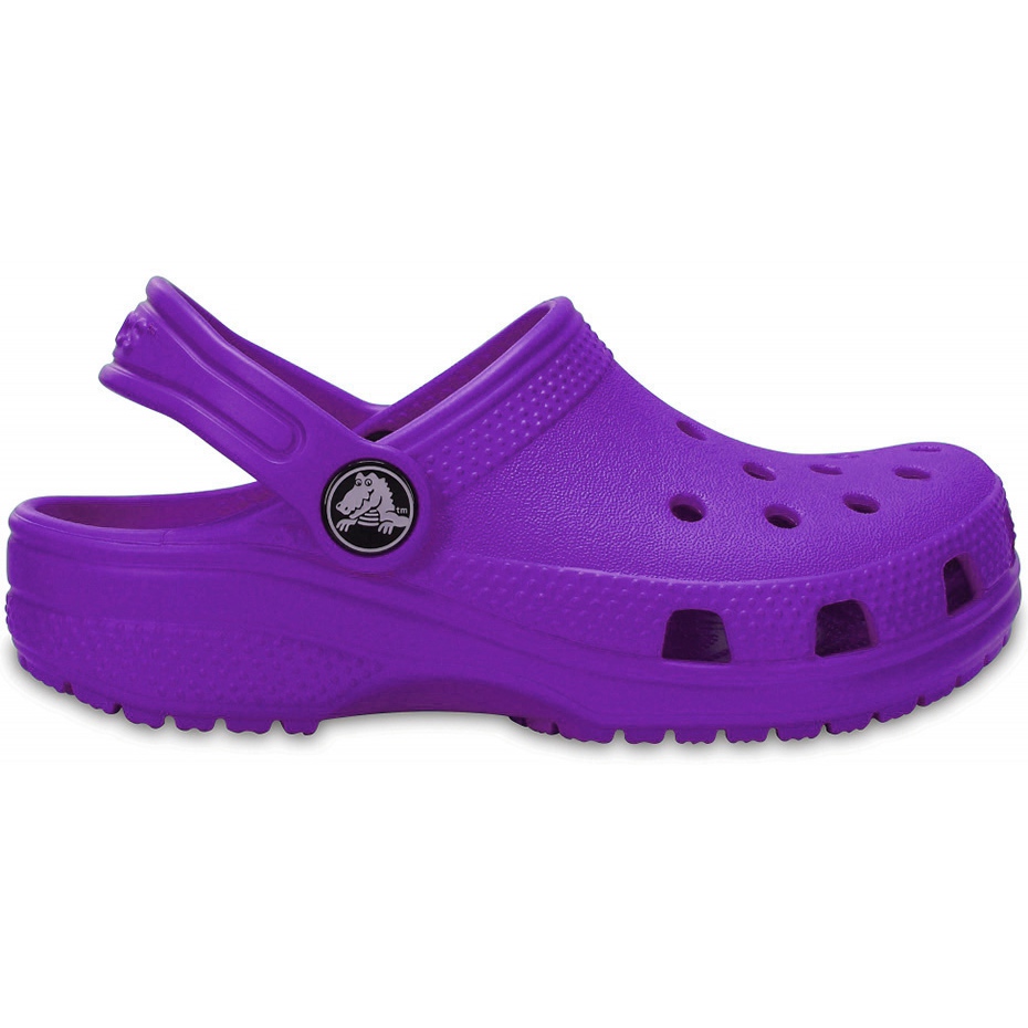 kids purple crocs