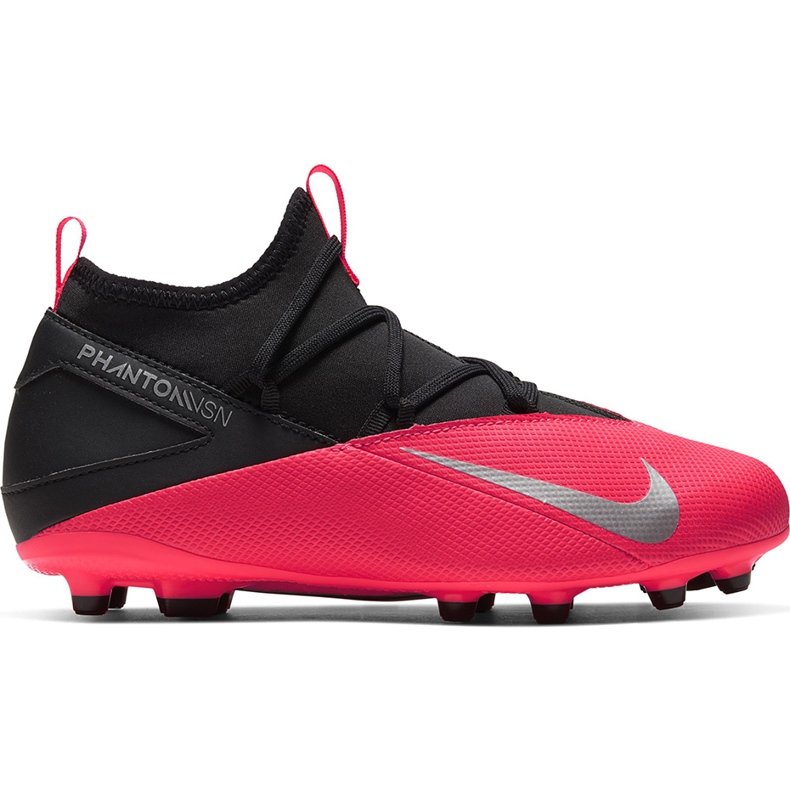 Nike Phantom Vsn 2 Club Df FG / MG Junior CD4061 606 football shoes red red