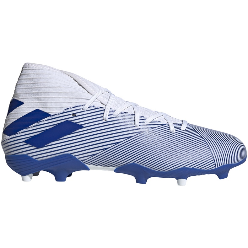 Football boots adidas Nemeziz 19.3 Fg white and blue EG7202 multicolored