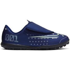 Nike Mercurial Vapor 13 Club Mds Tf Ps (V) Junior CJ1180 401 soccer shoes navy navy