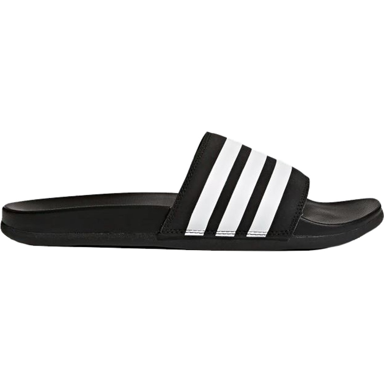 Adidas Adilette Cloudfoam Plus Stripes black AP9971 slippers white