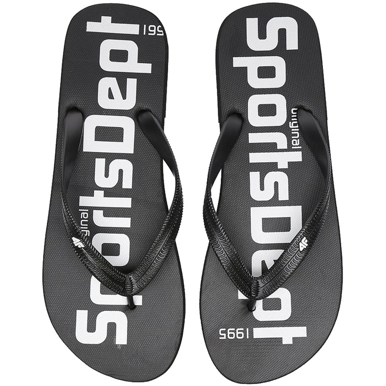 Men's 4F slippers deep black H4L20 KLM006 20S