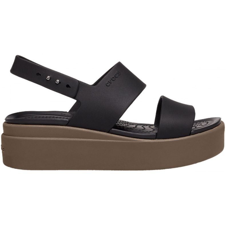 Crocs women's sandals Brooklyn Low Wedge W brown 206453 07H black