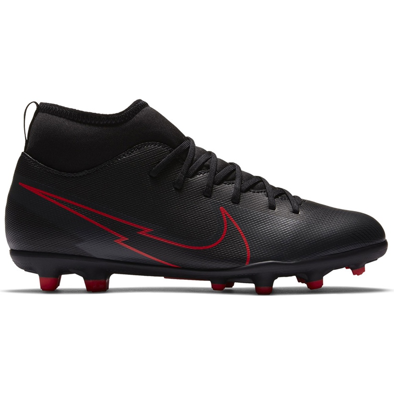 Nike Mercurial Superfly 7 Club FG / MG Junior AT8150 060 soccer shoes black black