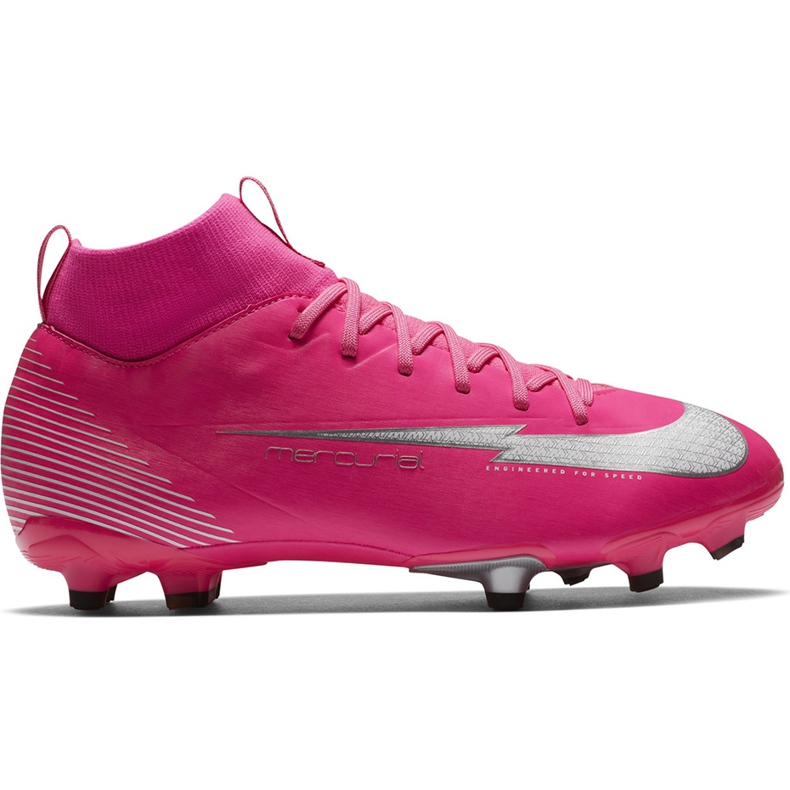 Nike Mercurial Superfly 7 Academy Km FG / MG Junior DB5609 611 football shoes pink pink