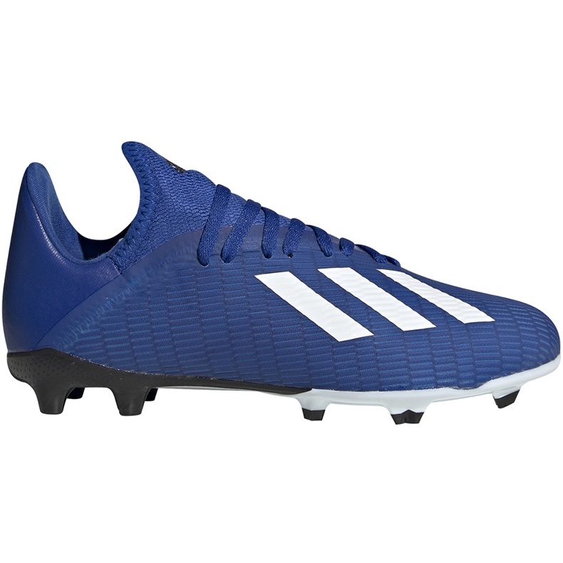 Adidas X 19.3 Fg Junior EG7152 football boots blue blue Adidas X 19.3 Fg Junior EG7152 football boots blue blue