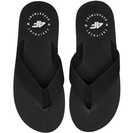 Men's 4F slippers deep black H4L20 KLM004 20S