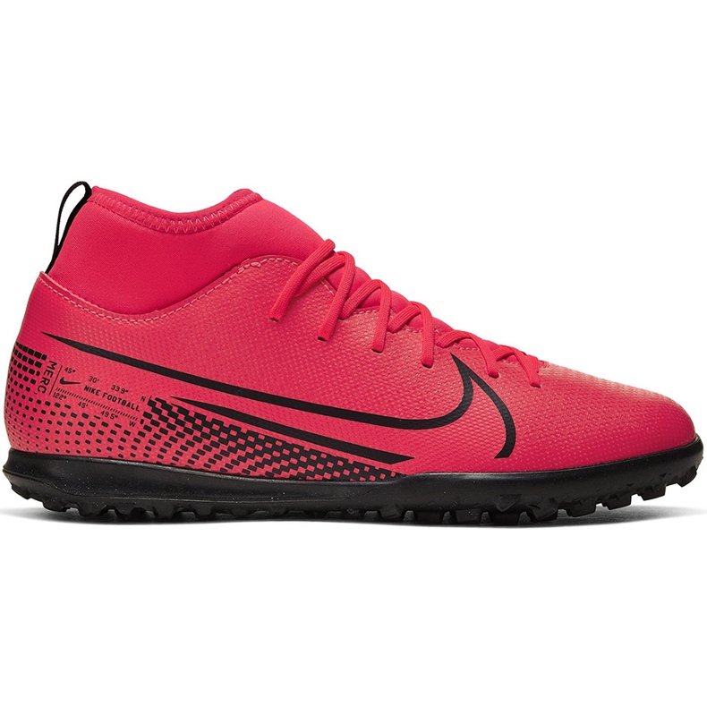 Nike Mercurial Superfly 7 Club Tf Junior AT8156 606 soccer shoes red red