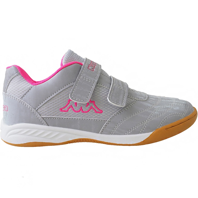Kappa Kickoff T children's shoes silver-pink 260509T 1522 grey Kappa Kickoff T children's shoes silver-pink 260509T 1522 grey