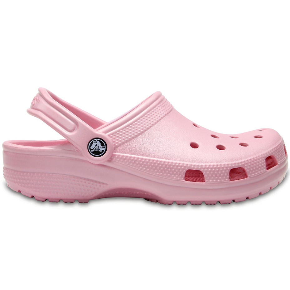 classic pink crocs