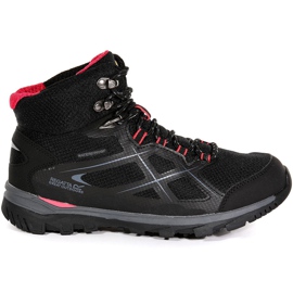 Women's shoes Regatta Wms Kota Mid black and pink RWF490 7HQ