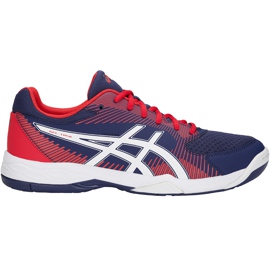 asics blue and red