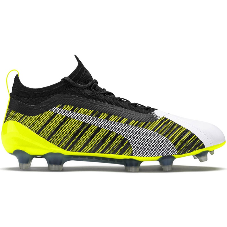 Football boots Puma One 5.1 Fg Ag yellow-white-black 105578 03