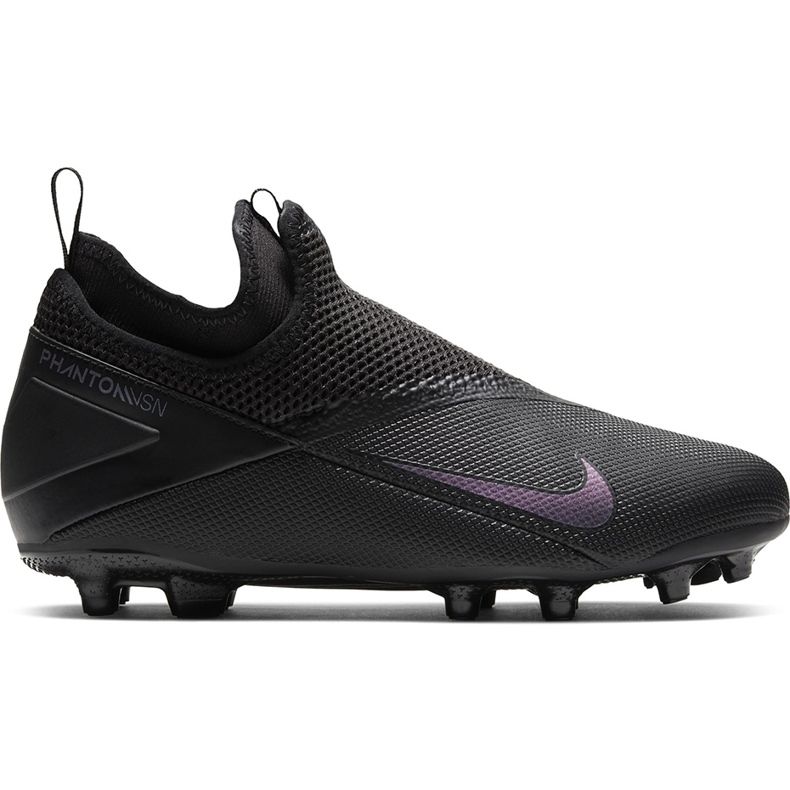 Nike Phantom Vsn 2 Academy Df FG / MG Junior CD4059 010 football shoes black black