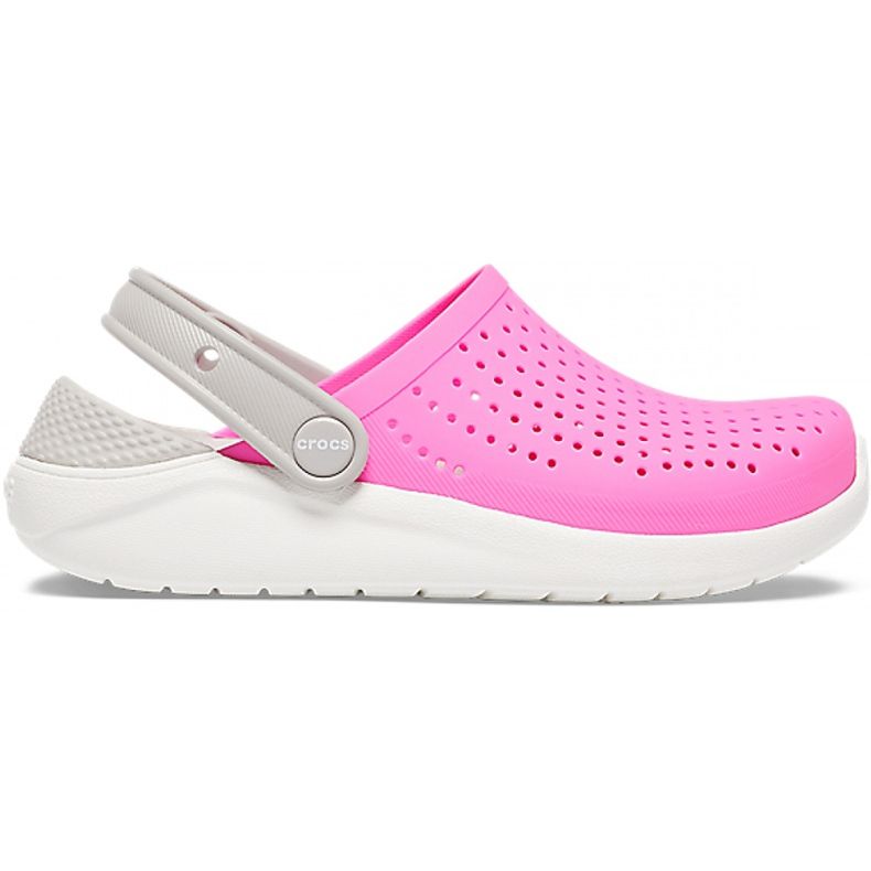 Crocs for kids LiteRide Clog Kids pink-white 205964 6QR