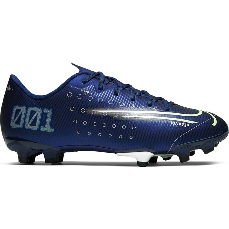 Nike Mercurial Vapor 13 Academy Mds FG / MG Junior CJ0980 401 football shoe navy blue navy blue