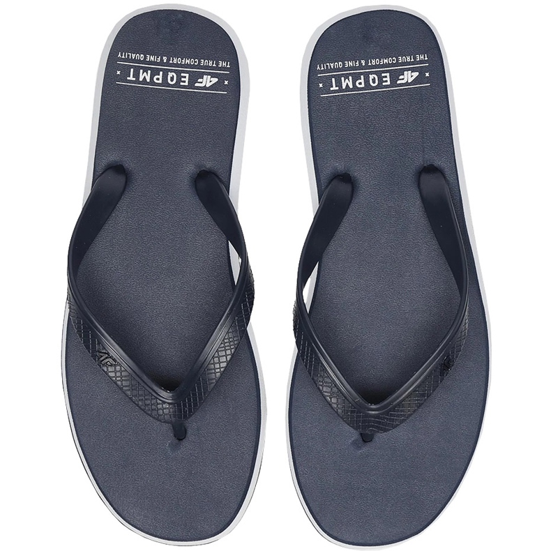 Men's slippers 4F navy blue H4L20 KLM005 31S