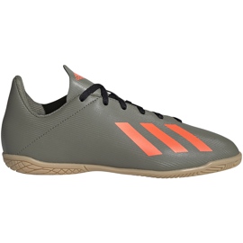 Green adidas X 19.4 In Junior football boots EF8379