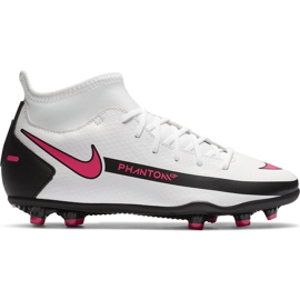 Nike Phantom Gt Club Df FG / MG Junior CW6727 160 football shoe white white