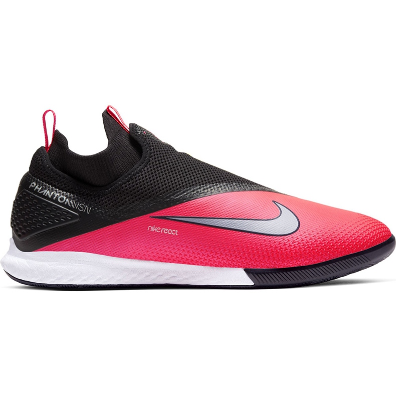 Nike React Phantom Vsn 2 Pro Df Ic CD4170 606 soccer shoe red, black red