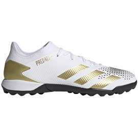 Adidas Predator 20.3 L Tf FW9189 football boots white, gold, black white