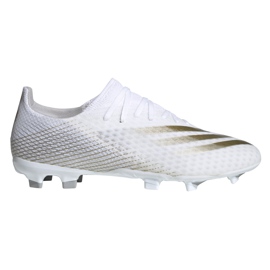 Adidas X GHOSTED.3 Fg EG8193 football boots white,golden white