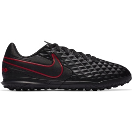 Nike Tiempo Legend 8 Club Tf Junior AT5883 060 football shoe black, red black