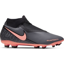 Nike Phantom Vsn Academy Df FG / MG AO3258 080 football shoes gray, pink grey