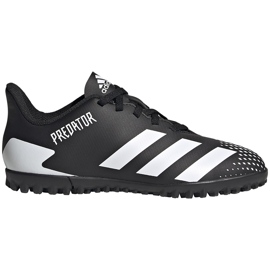 Adidas Predator 20.4 Tf Junior FW9223 football boots black black Adidas Predator 20.4 Tf Junior FW9223 football boots black black